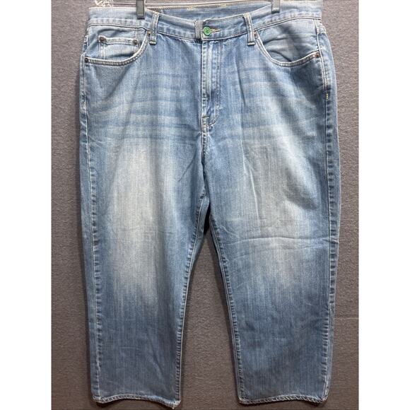 Vintage 90s Lucky Brand Jeans by Gene Montesano Short Inseam Mens Size 38 - Picture 1 of 14